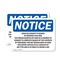 Signmission Vehicles Subject To Search By Entering This, 10 in W x Rectangle, Plastic OS-2PACK-NS-P-710-L-18865 - alternate 1